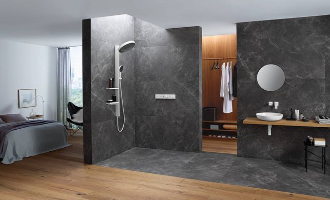 Rainfinity Showerpipe Душова система 360 1jet, білий матовий