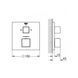 GROHTHERM Cube термостат для ванни з перемикачем на 2 положення