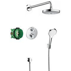 SHOWERSET Croma Select S/Ecostat S душевой набор: верхний, ручной душ, ibox, термостат