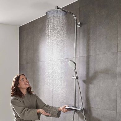 CROMETTA S 240 1jet Showerpipe душевая система c термостатом, хром