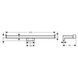 ADDSTORIS держатель для полотенец, двойной, цвет черный матовый